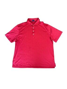 Stitch Golf Performance Polo Shirt Pink Men’s Size XL Polyester